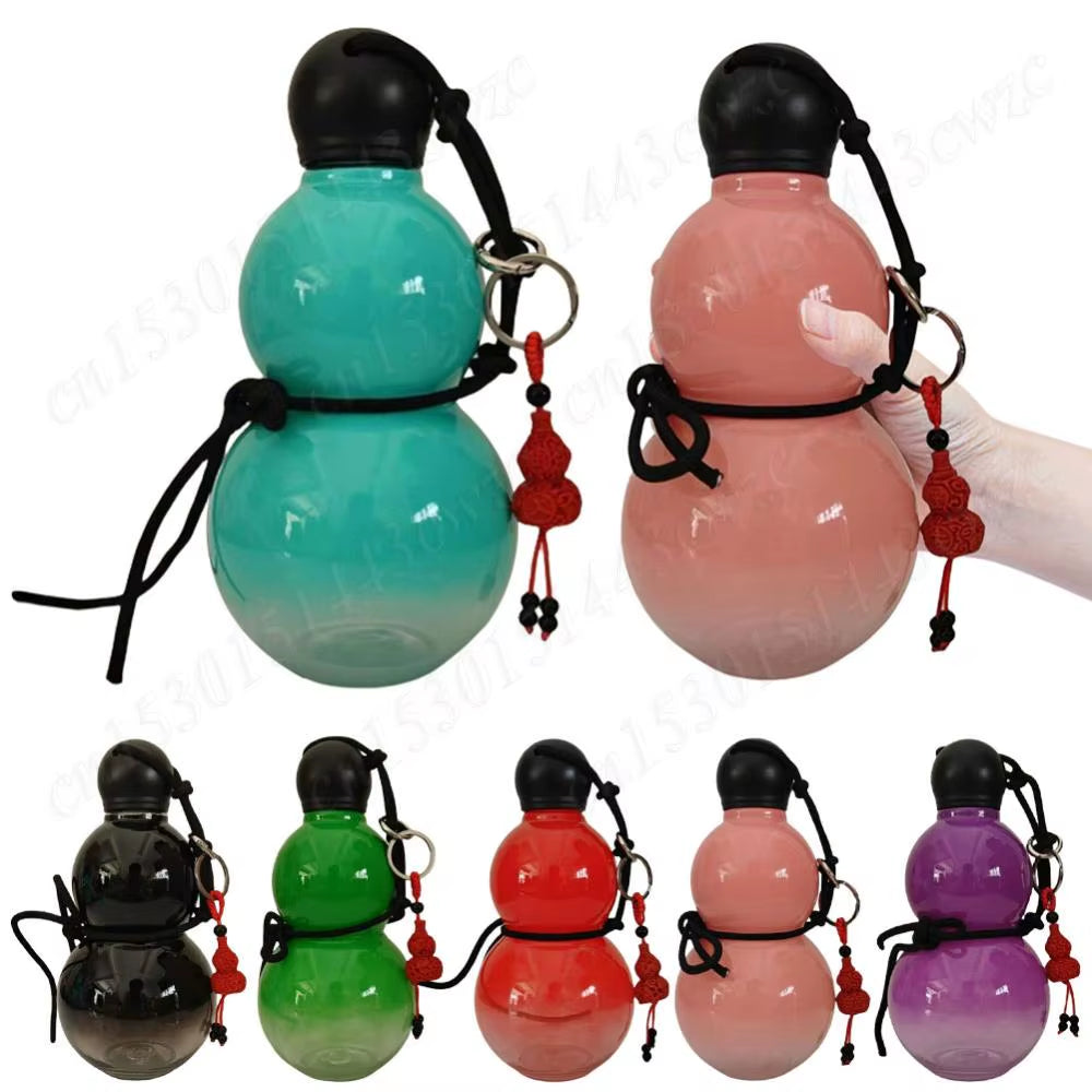 Gourd Sports Water Bottle Vintage Chinese Retro-Inspired Gourd Water Bottle 800ML Large Capacity Water Kettle Gifts for Outdoor